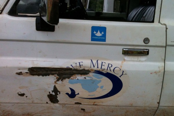 Love Mercy support vehicle